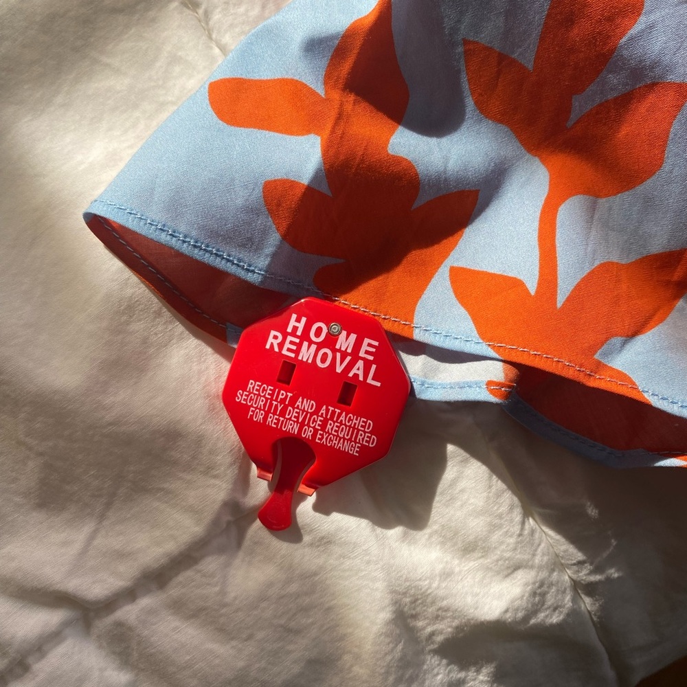 La Ligne Amy Dress, Periwinkle/Tangerine - Sz M NEW, never worn, nwot✨ - Picture 9 of 9
